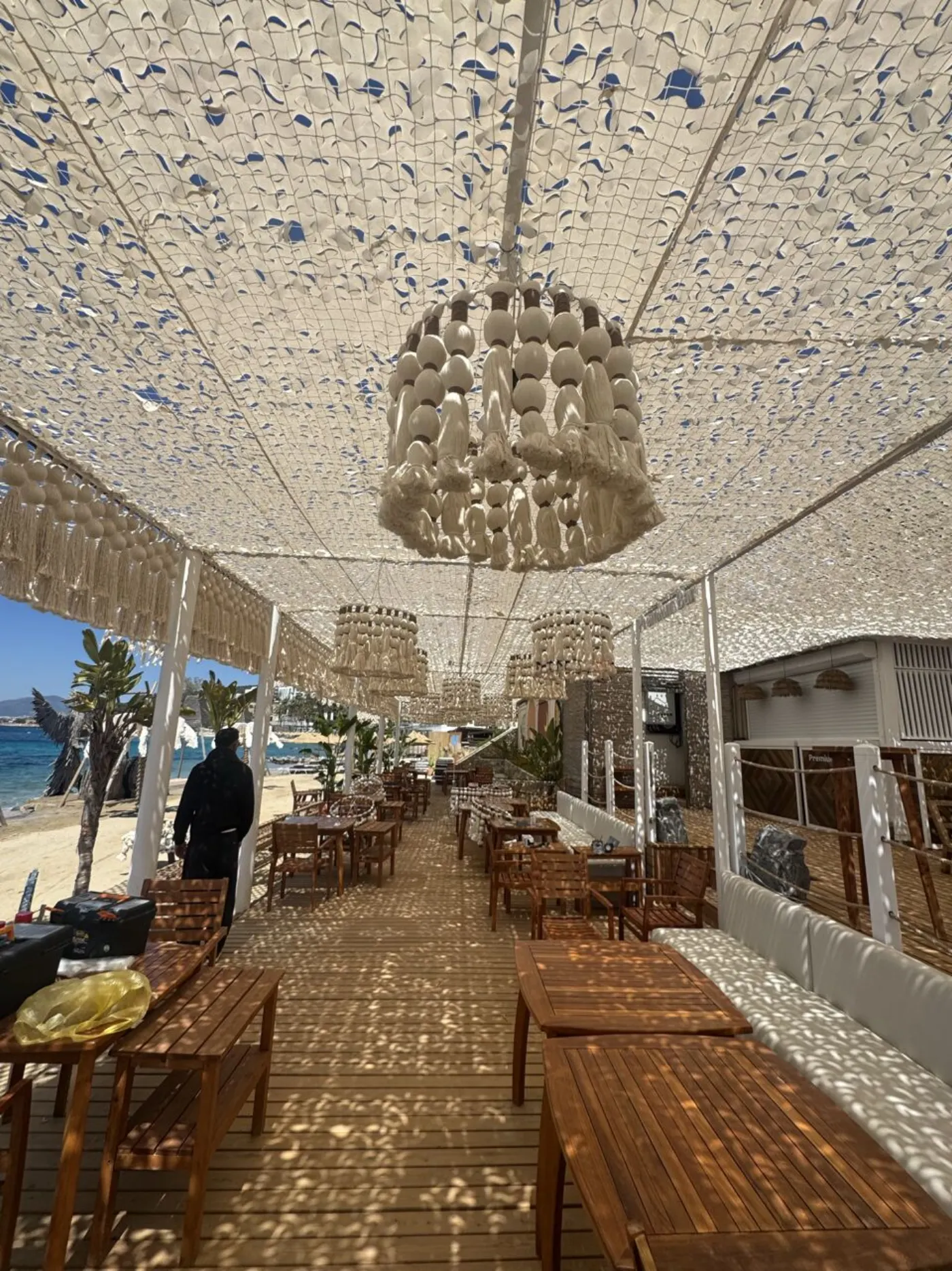 Woven pendant light at TUI Magic Life Bodrum